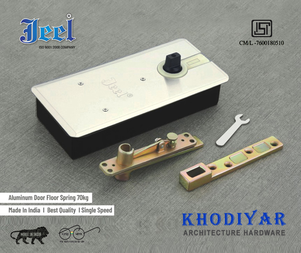 SS Floor Spring Installation System Manufacturers - Suppliers Rajkot Gujarat India - Jell Brand Manufacturers  - SS 304 Grade - Aluminium Metal Body