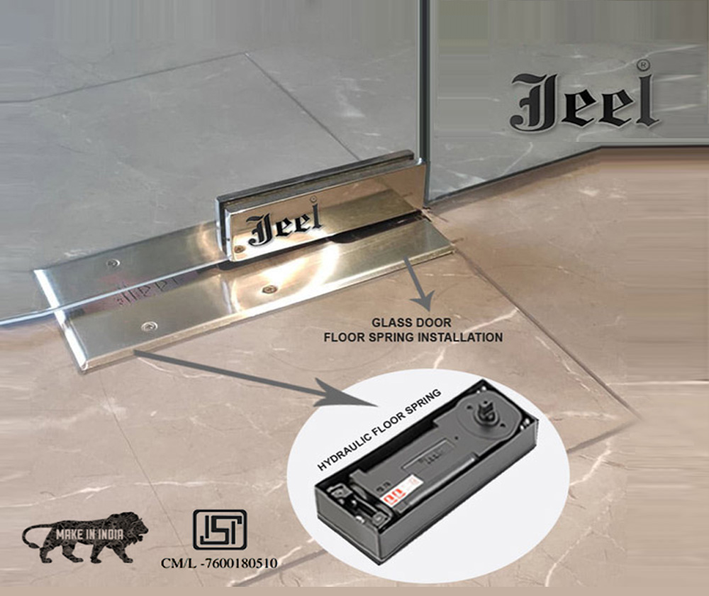 SS Glass Door Floor Spring  Manufacturers - Suppliers Rajkot Gujarat India - SS 304 - Installation System